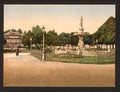The castle place Bayeux Vintage A4 Photo Print