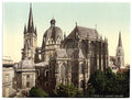 The cathedral Aachen the Rhine Vintage A4 Photo Print