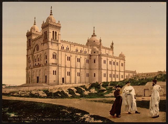 The cathedral Carthage Vintage A4 Photo Print