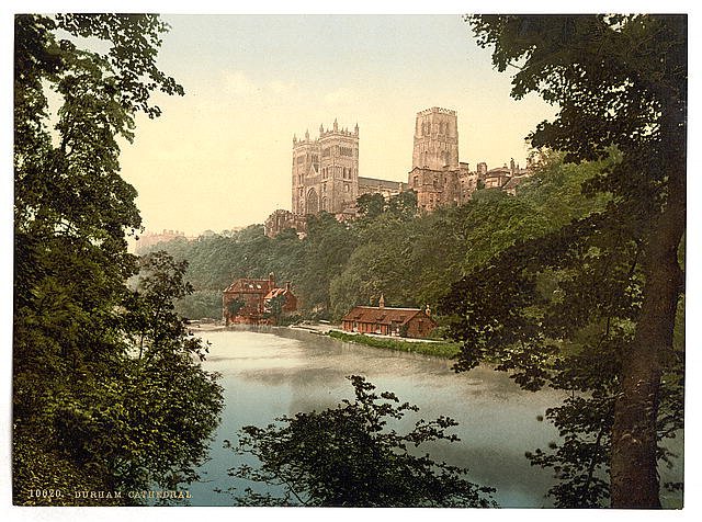 The cathedral Durham Vintage A4 Photo Print