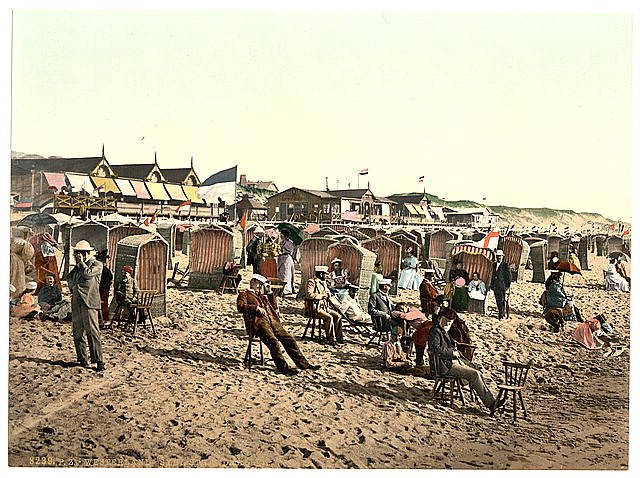 The chalets II Westerland Sylt Schleswig Holstein Vintage A4 Photo Print