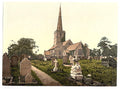 The church Lydney Vintage A4 Photo Print