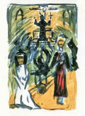The confession by Walter Gramatte Expressionism A4 Photo Print