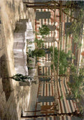 The court of a house Damascus 02675u A4 Photo Print