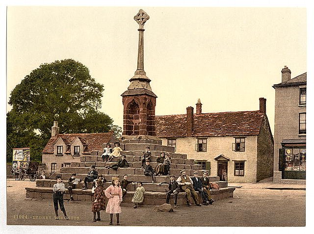 The cross Lydney Vintage A4 Photo Print