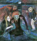 The cross by Walter Gramatte Expressionism A4 Photo Print