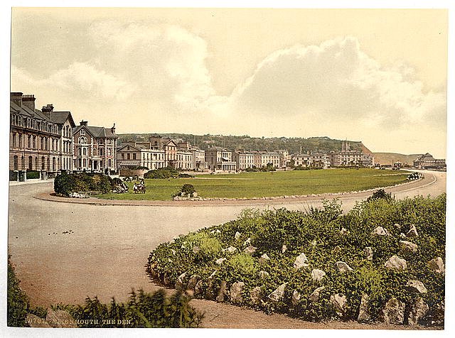 The den II Teignmouth Vintage A4 Photo Print