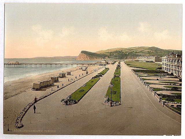 The den Teignmouth Vintage A4 Photo Print