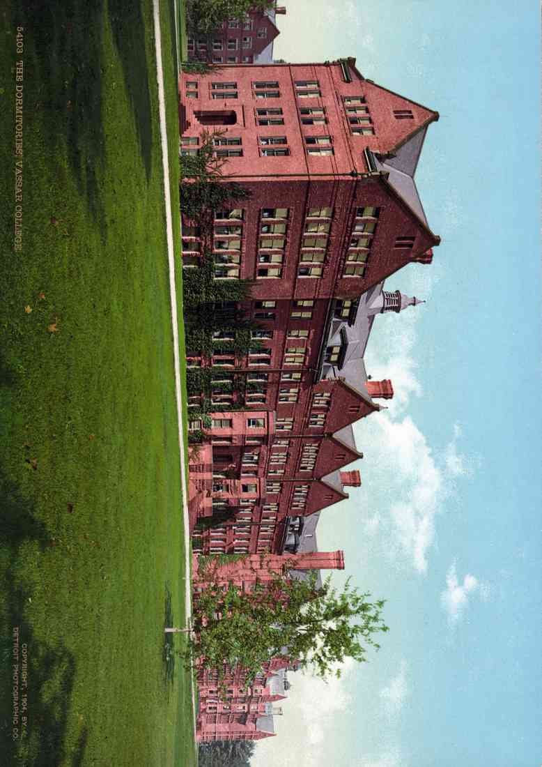 The dormitories Vassar College 18269u 300 A4 Photo Print