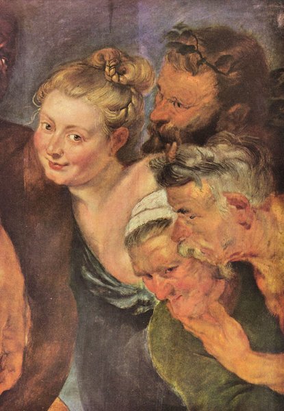 The drunken Silenus detail Rubens A4 Photo Print