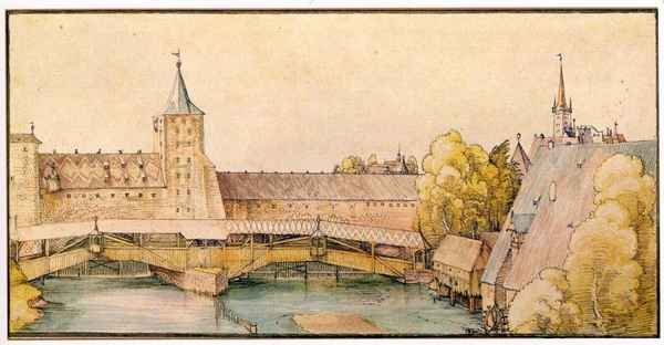 The dry bar in Nuremberg by Durer A4 Photo Print