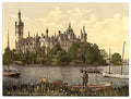 The ducal castle I Schwerin Mecklenburg Schwerin Vintage A4 Photo Print