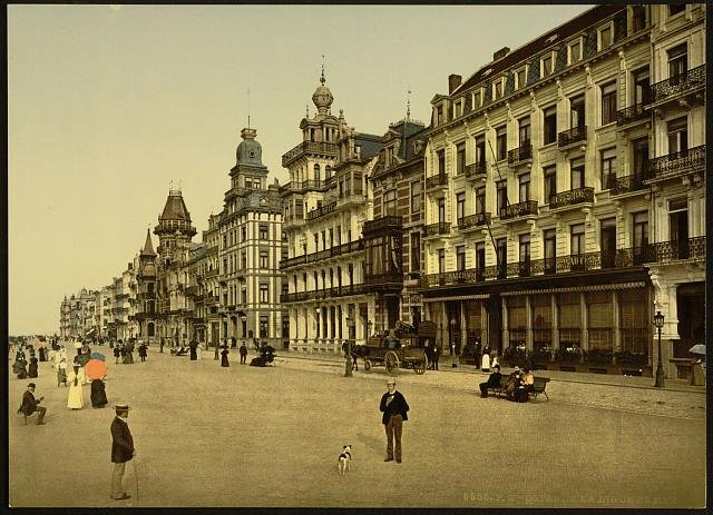 The embankment Ostend I Vintage A4 Photo Print