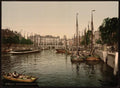 The embankment Rotterdam Vintage A4 Photo Print