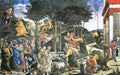 The flight of Moses by Botticelli A4 Photo Print