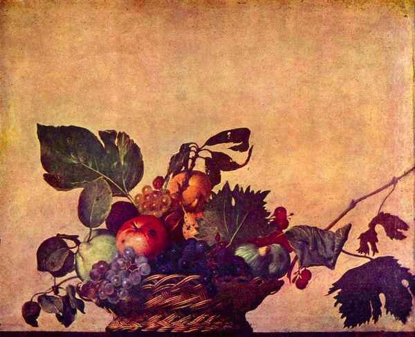 The fruit basket by Caravaggio A4 Photo Print