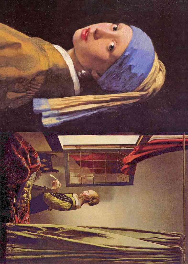 The girl with the pearl earring by Vermeer 2 A4 Photo Print