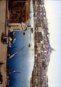 The harbor Marseilles 05117u A4 Photo Print