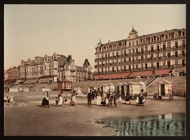 The hotels Blankenberghe Vintage A4 Photo Print