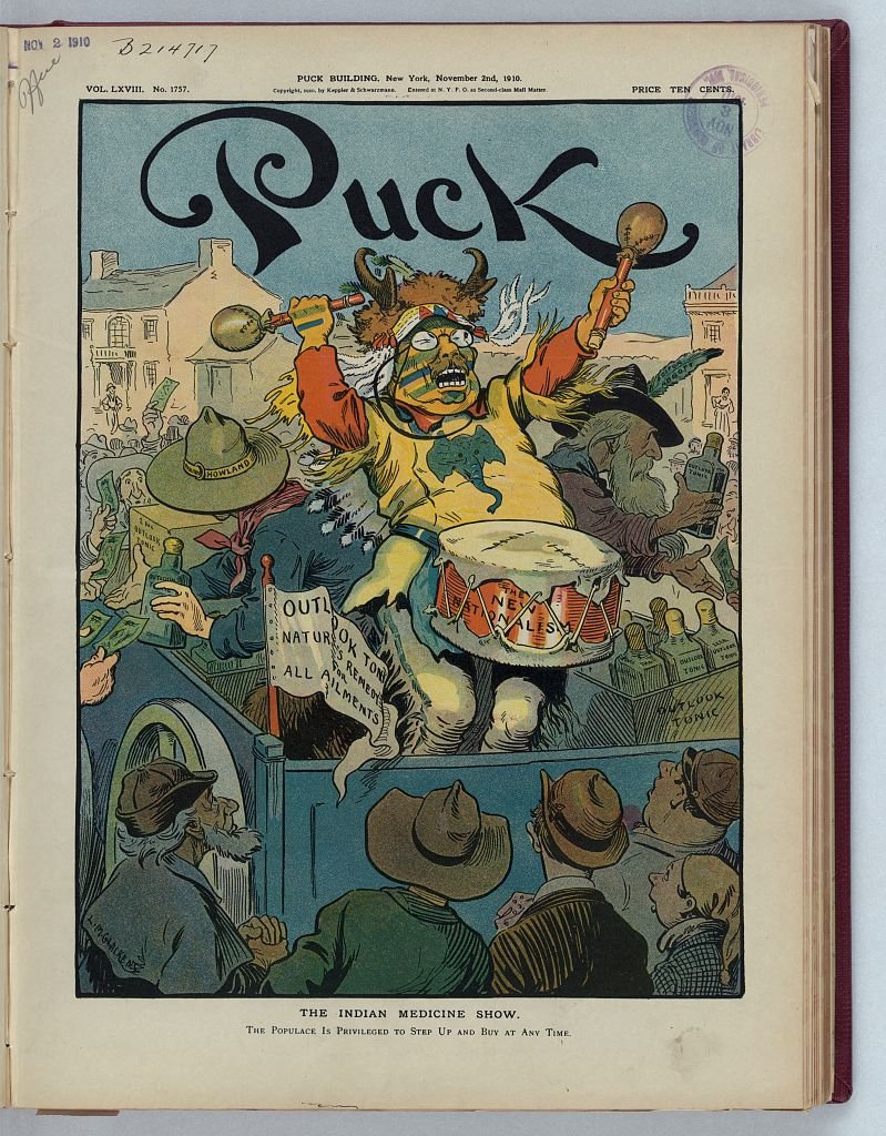 The indian medicine show PUCK A4 Photo Print