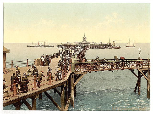 The jetty I Margate Vintage A4 Photo Print