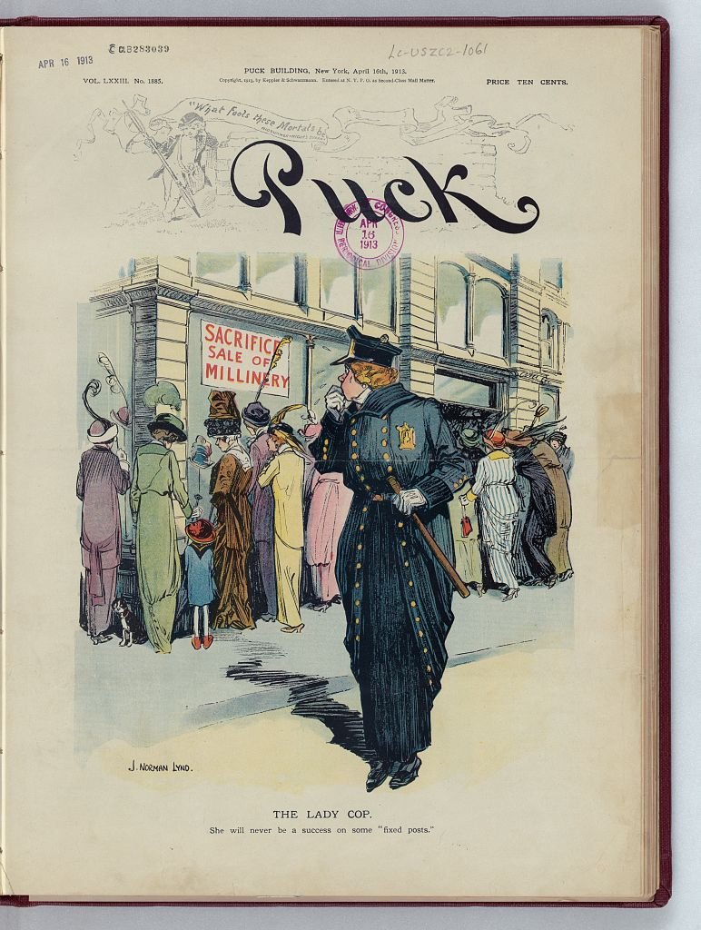 The lady cop PUCK A4 Photo Print