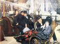 The last evening by Tissot A4 Photo Print
