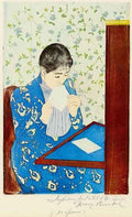 The letter 1 by Cassatt A4 Photo Print