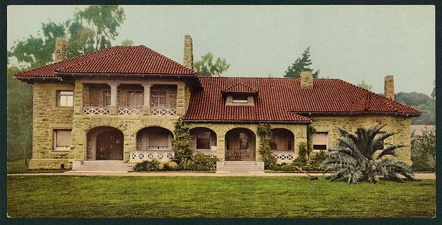 The lodge Golden Gate Park San Francisco Cal Vintage A4 Photo Print
