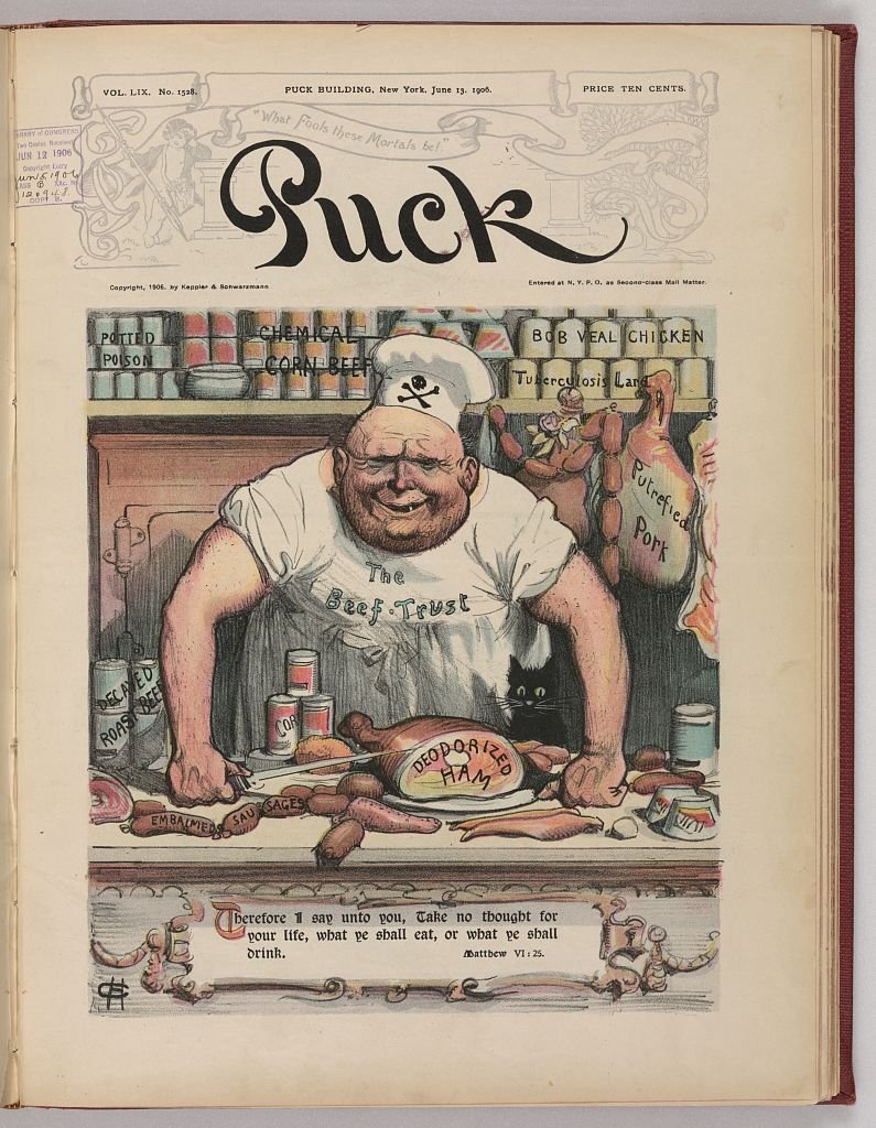The meat market PUCK A4 Photo Print