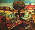 The merciful Samaritan by Paula Modersohn Becker Impressionism A4 Photo Print