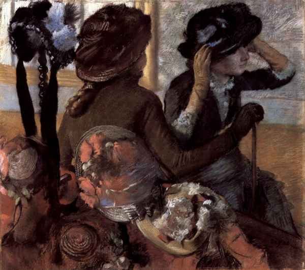 The milliner 1 by Degas A4 Photo Print