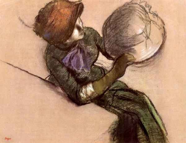 The milliner 2 by Degas A4 Photo Print