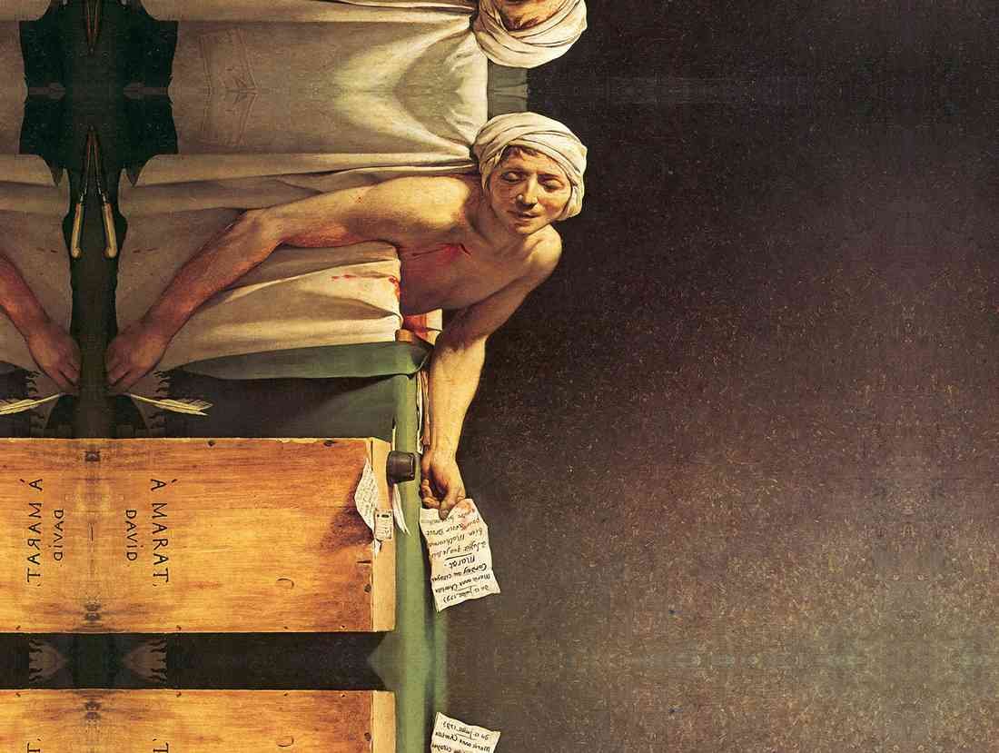 The murdered Marat Jacques Louis David plus A4 Photo Print
