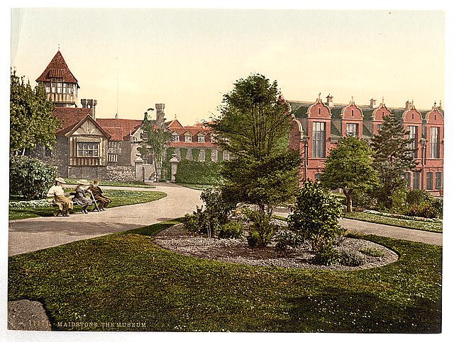 The museum Maidstone Vintage A4 Photo Print