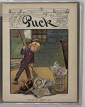 The new boy January 1 1905 PUCK A4 Photo Print