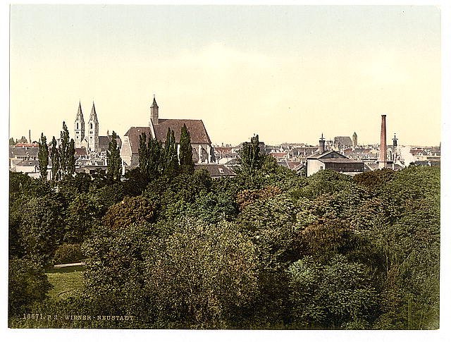 The new city Vienna Vintage A4 Photo Print