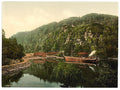 The pier Loch Katrine Trossachs Vintage A4 Photo Print