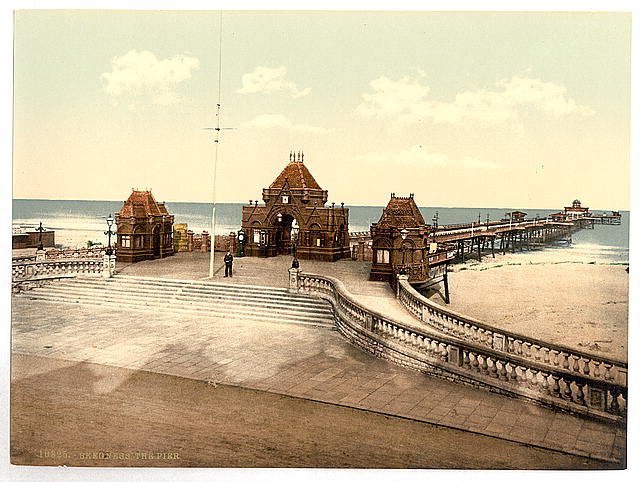 The pier Skegness Vintage A4 Photo Print