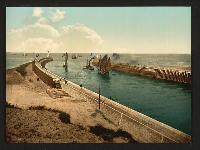 The piers Boulogne Vintage A4 Photo Print