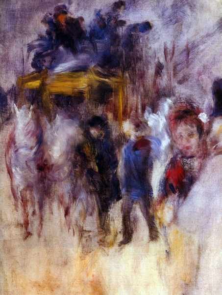 The place Clichy Detail Renoir A4 Photo Print