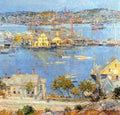 The port of Gloucester 1 by Hassam Impressionism American A4 Photo Print