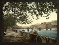 The quay of the Saône Lyons Vintage A4 Photo Print