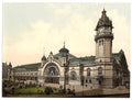 The railway station Cologne the Rhine Vintage A4 Photo Print