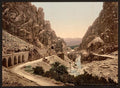 The ravine III El Cantara Vintage A4 Photo Print