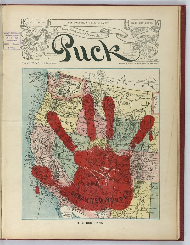 The red hand PUCK A4 Photo Print