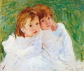 The sisters by Cassatt A4 Photo Print