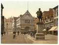 The square Shrewsbury Vintage A4 Photo Print