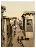 The street called straight Damascus Vintage A4 Photo Print