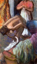The strengthening after the bathwater by Degas A4 Photo Print